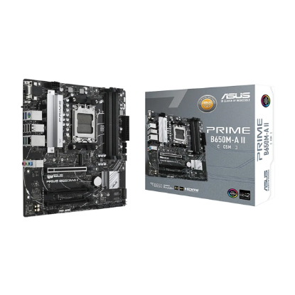 Imagen de MAINBOARD ASUS PRIME B650M-A II CSM - SOCKET AMD SERIE 7000 - DDR5 - VGA - HDMI