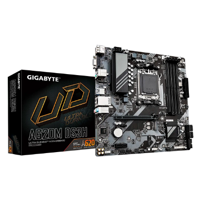 Imagen de MAINBOARD GIGABYTE A620M DS3H - AMD AM5 RYZEN 7000 - DDR5 5200 - HDMI - M.2