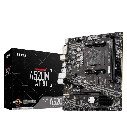 Imagen de MAINBOARD MSI A520M-A PRO - SOCKET AM4 - MICRO ATX - DDR4 - M.2