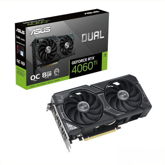 Imagen de TARJETA DE VIDEO ASUS DUAL GEFORCE RTX 4060 TI 8GB GDDR6 PCIE 4.0 - DLSS 3 - HDMI