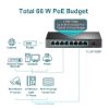 Imagen de SWITCH DE SOBREMESA TP-LINK TL-SF1008P CON 8 PUERTOS 10/100 CON 4 PUERTOS POE