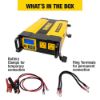 Imagen de INVERSOR DE CORRIENTE 1000W DEWALT 12V - 120V LCD 3X USB