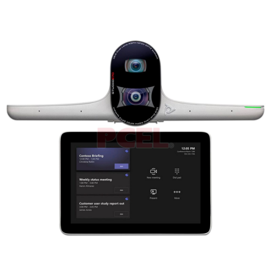 Imagen de KIT CAMARA Y PANTALLA TACTIL PARA VIDEOCONFERENCIA E70 POLY STUDIO 4K ULTRA HD 90° - USB - USB 3.1