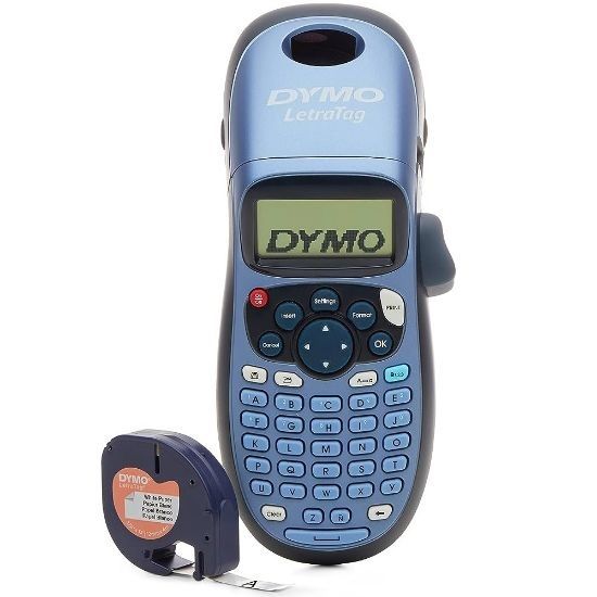 Picture of ETIQUETADORA ROTULADORA PORTATIL TERMICA DYMO LETRATAG LT-100H 1 CINTA 12MM