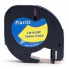 Imagen de CINTA GENERICA COMPATIBLE DYMO LETRATAG AMARILLA 91332 12MM 4M