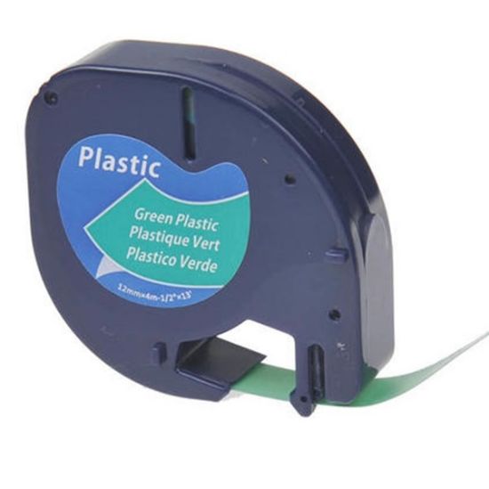 Imagen de CINTA GENERICA COMPATIBLE DYMO LETRATAG VERDE 91334 12MM 4M