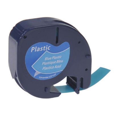 Imagen de CINTA GENERICA COMPATIBLE DYMO LETRATAG AZUL 91335 12MM 4M