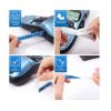 Imagen de CINTA GENERICA COMPATIBLE DYMO LETRATAG AZUL 91335 12MM 4M