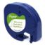Imagen de CINTA GENERICA DE PAPEL DYMO LETRATAG 10697 12MM X 4M - 1/2 NEGRO - BLANCA