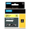 Imagen de CINTA PLASTICA DYMO 18490 NEGRO AMARILLO NYLON 12MM X 3.5M