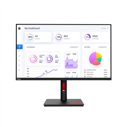 Imagen de MONITOR GAMING LENOVO THINKVISION S22I-30 21,5" FULL HD 1920 X 1080 - 75HZ - HDMI - NEGRO