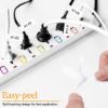 Imagen de CINTA GENERICA DYMO VINYL WHITE/BLACK 19MM 3/4 RHINO 18445