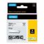 Imagen de CINTA ORIGINAL DYMO VINYL WHITE/BLACK 19MM 3/4 RHINO 18445