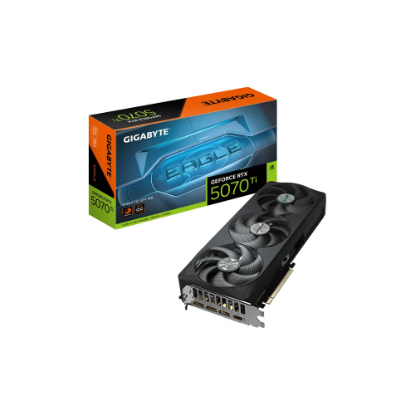 Imagen de TARJETA DE VIDEO GIGABYTE GEFORCE RTX 5070 TI EAGLE BLACK OC SFF  16GB GDDR7 - PCIE 5.0