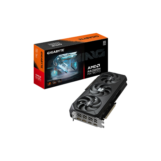 Imagen de TARJETA DE VIDEO GIGABYTE RADEON RX9070 GAMING OC 16GB GDDR6 - PCIE 5.0 