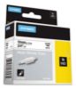 Imagen de CINTA ORIGINAL TERMOENCOGIBLE PARA DYMO RHINO 4200/5200/6000 18057 19MM X 1.5M NEGRO - BLANCA