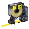 Imagen de CINTA GENERICA TERMOENCOGIBLE PARA DYMO RHINO 4200/5200/6000 18054 9MM X 1.5M AMARILLO - NEGRO