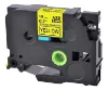 Imagen de CINTA GENERICA BROTHER TZE-641 18MM 8M LAMINADA NEGRO/AMARILLO ADHESIVO  FUERTE