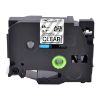 Imagen de CINTA GENERICA BROTHER TZE-141 18MM 8M LAMINADA NEGRO/TRANSPARENTE