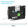 Imagen de CINTA GENERICA TERMOENCOGIBLE BROTHER HSE-221 9MM 1.5M NEGRO/BLANCO