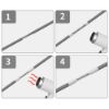 Imagen de CINTA GENERICA TERMOENCOGIBLE BROTHER HSE-221 9MM 1.5M NEGRO/BLANCO