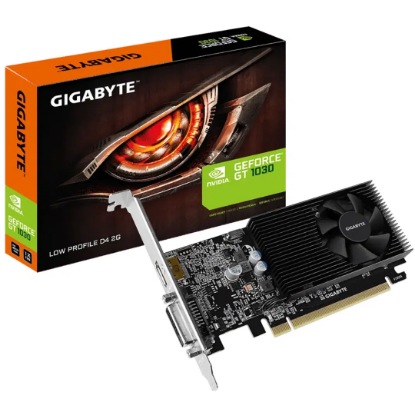 Imagen de TARJETA DE VIDEO GIGABYTE GT 1030 2GB DDR4 - PCIE 3.0 - DVI - HDMI