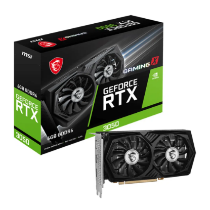 Imagen de TARJETA DE VIDEO MSI GEFORCE RTX 3050 6GB GDDR6 - SDRAM - HDMI - DP
