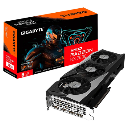 Imagen de TARJETA DE VIDEO GIGABYTE AMD RADEON RX 7600 8GB GDDR6 - PCIE 4.0 - DP - HDMI