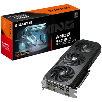 Imagen de TARJETA DE VIDEO GIGABYTE AMD RADEON RX 9060 XT GAMING OC 8GB GDDR6 HDMI - 2 DP