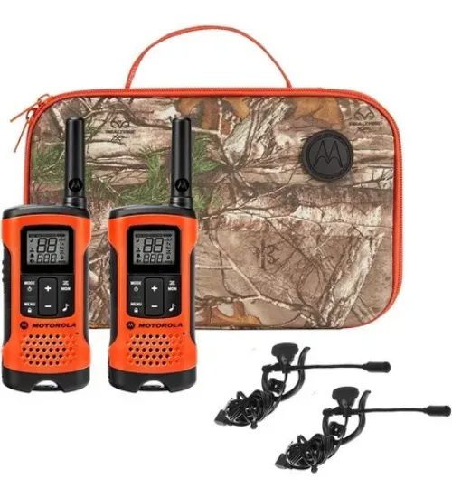 Imagen de RADIO HANDY WALKIE TALKIE MOTOROLA T265 2VÍAS 40KM + ESTUCHE
