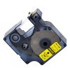 Imagen de CINTA GENERICA PARA DYMO D1 45808 3/4 19MM X 7M NEGRO - AMARILLA
