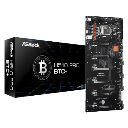 Imagen de MAINBOARD ASROCK H510 PRO BTC PLUS 11VA LGA1200 DDR4 HDMI PCIEEX3 M.2