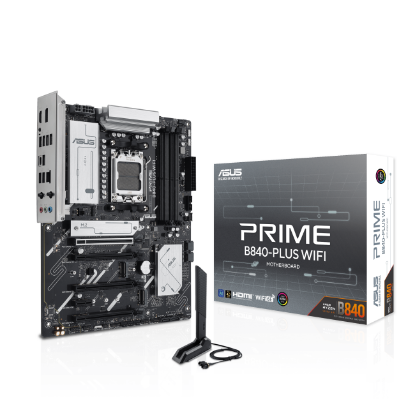 Imagen de MAINBOARD ASUS PRIME B840-PLUS WIFI SOCKET M5 4XDDR5 7600MHZ HDMI MICRO ATX