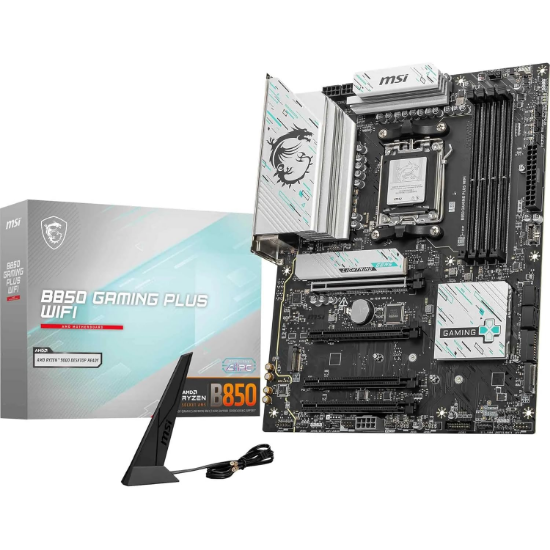Imagen de MAINBOARD MSI B850 GAMING PLUS WIFI AMD AM5 MICRO ATX