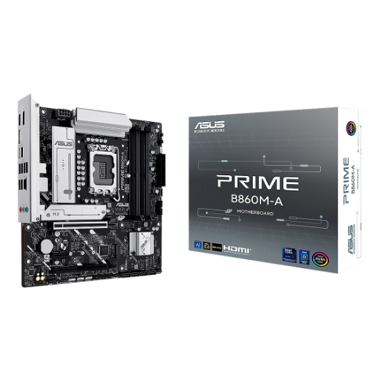 Imagen de MAINBOARD ASUS PRIME B860M- DDR5 LGA1851 INTEL ULTRA HDMI PCIE 5.0