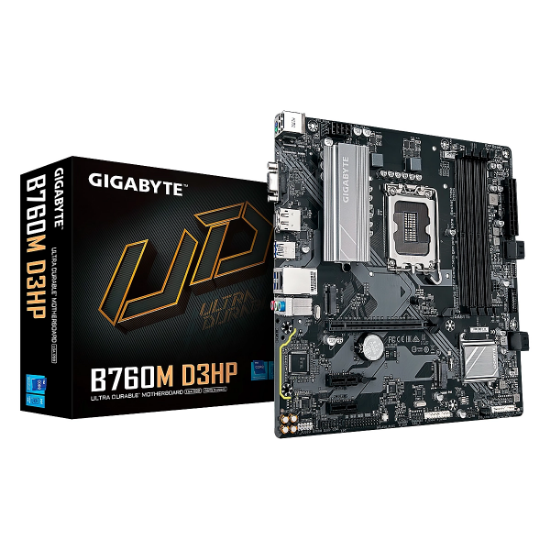 Imagen de MAINBOARD GIGABYTE B760M D3HP LGA1700 14GEN 13GEN 4XDDR5 USB PCIE 4.0