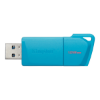 Imagen de FLASH PEN DRIVE KINGSTON 128GB USB 3.2 NEON AQUA BLUE 