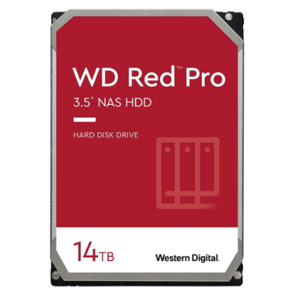 Imagen de DISCO DURO INTERNO WESTERN DIGITAL RED PRO 14TB 3.5" SATA - 7200RPM - 512MB 