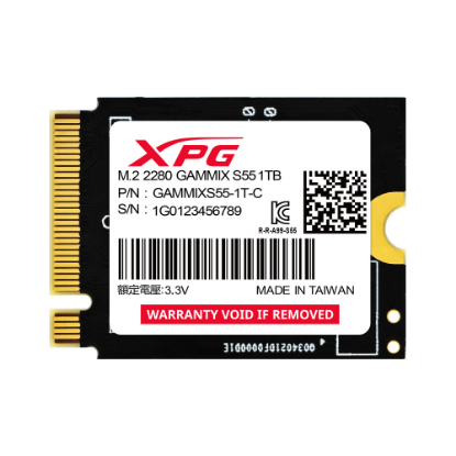 Imagen de DISCO DURO SSD ADATA XPG GAMMIX S55 1TB PCIE GEN4 M.2 22330 - 5000MBS