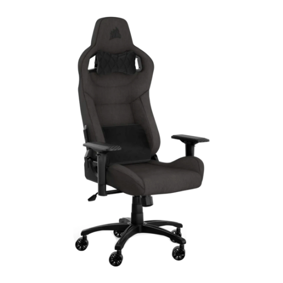 Imagen de SILLA EJECUTIVA DE ESCRITORIO CON RESPALDAR ERGONOMICO CORSAIR T3 RUSH FABRIC 