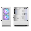 Imagen de CASE CHASIS DE MEDIA TORRE TALOS GAMDIAS E3 MESH WH -  - PANEL TEMPLADO - 3 VENTILADORES