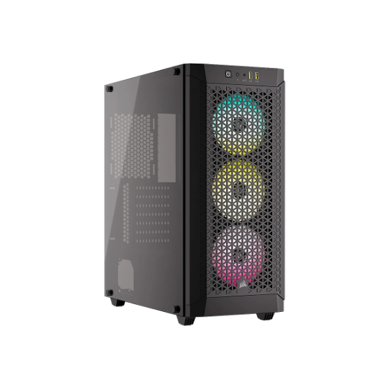 Imagen de CASE CHASIS CORSAIR ATX 480T RGB AIRFLOW VIDRIO TEMPLADO - USB 3.2 - BLACK