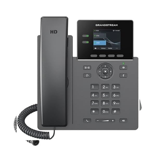 Imagen de TELEFONO HOTELERO IP GRANDSTREAM 2 LINEAS 2 CUENTAS SIP 10 TECLAS BLF - PUERTOS ETHERNET 10/100/1000