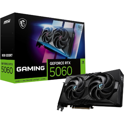 Imagen de TARJETA DE VIDEO MSI GEFORCE RTX 5060 GAMING OC 8GB GDDR7 - 2640MHZ - DISPLAYPORT - HDMI 