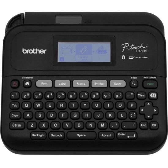 Imagen de ROTULADORA BROTHER EMPRESARIAL PT-D460BT 18MM 3/4 BLUETOOTH NEGRO