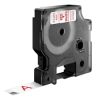 Imagen de CINTA ORIGINAL DYMO D1 45015 12MM X 7M BLANCA LETRA ROJA