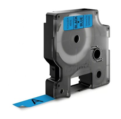 Imagen de CINTA ORIGINAL DYMO D1 45016 12MM X 7M NEGRO / AZUL