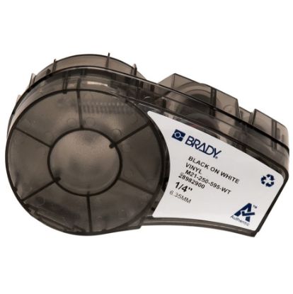 Imagen de CINTA ORIGINAL BRADY M21-250-595 VINYL BLANCA 6.35MM