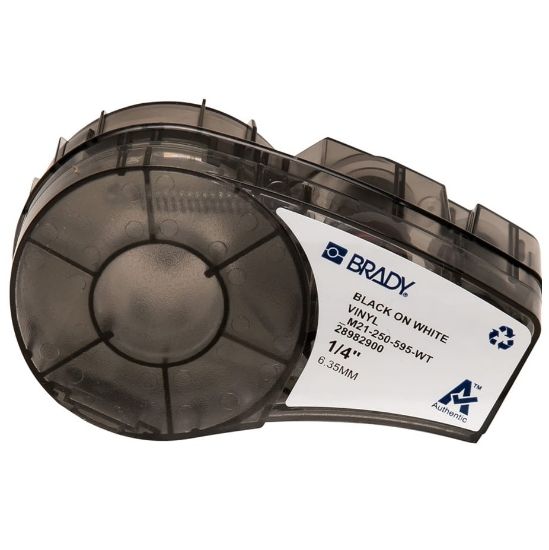 Imagen de CINTA ORIGINAL BRADY M21-250-595 VINYL BLANCA 6.35MM