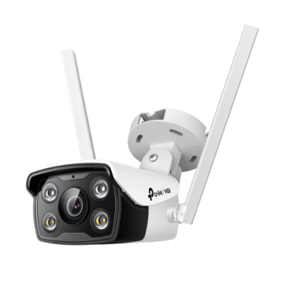 Imagen de CAMARA DE VIGILANCIA TP-LINK VIGI C340-W - FULL COLOR - 4 MP - MICROSD- WIFI RJ45 - INCLUYE FUENTE